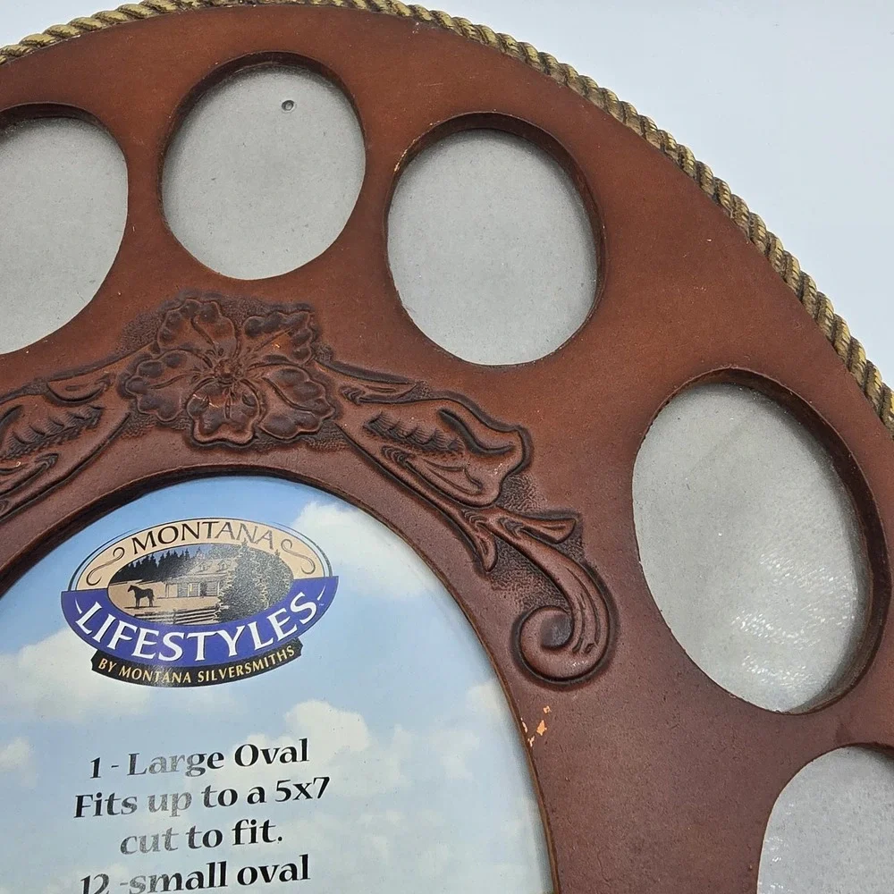 Montana‎ Lifestyles By Montana Silversmiths Heriloom Leather Picture Frame